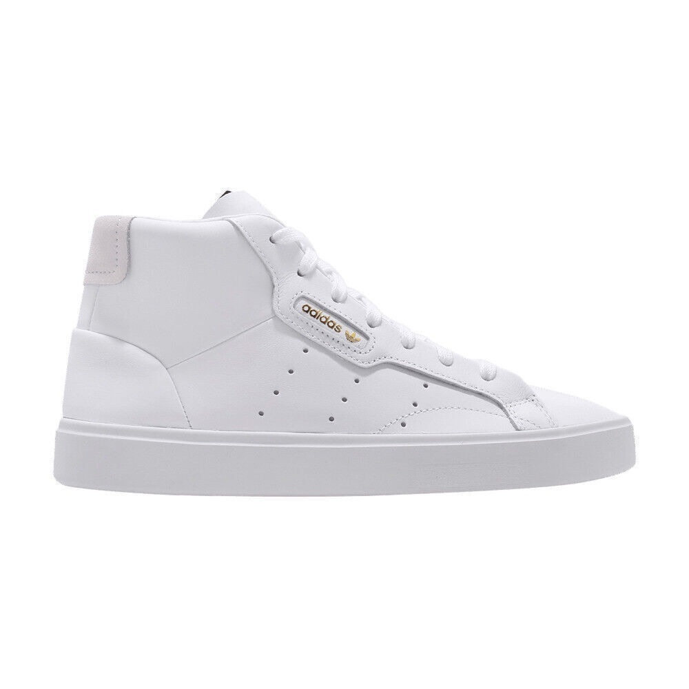 adidas Sleek Mid Triple White Women's sneakers size 8